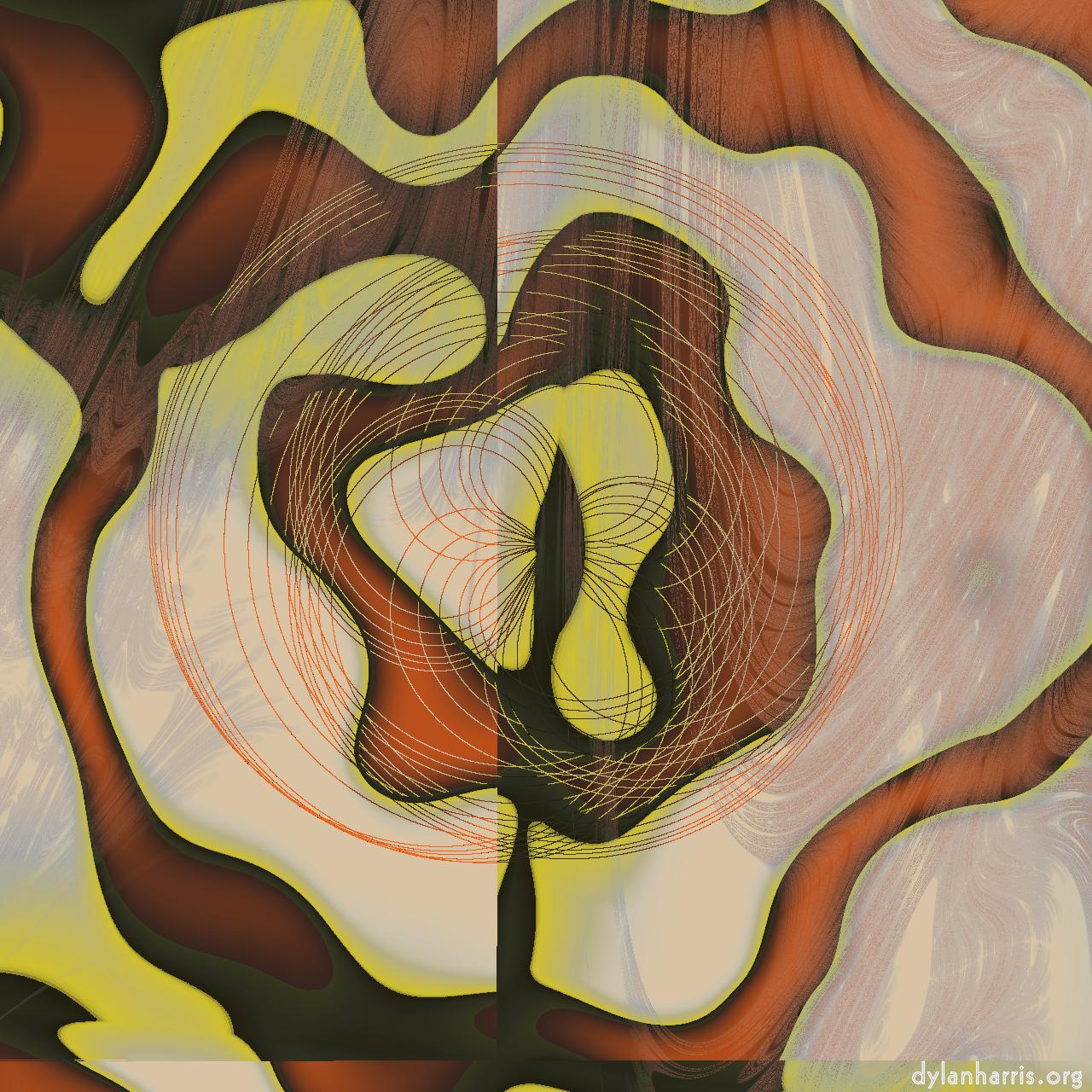 image: abstract circular :: wood veneer