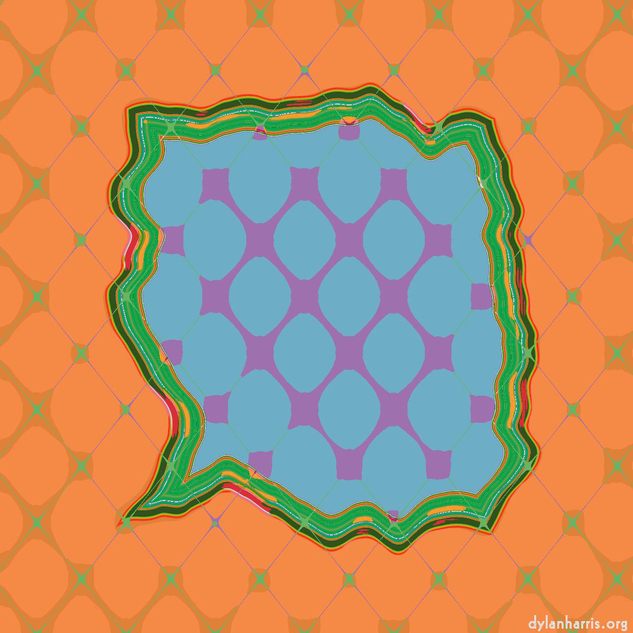 image: op art :: grid blob