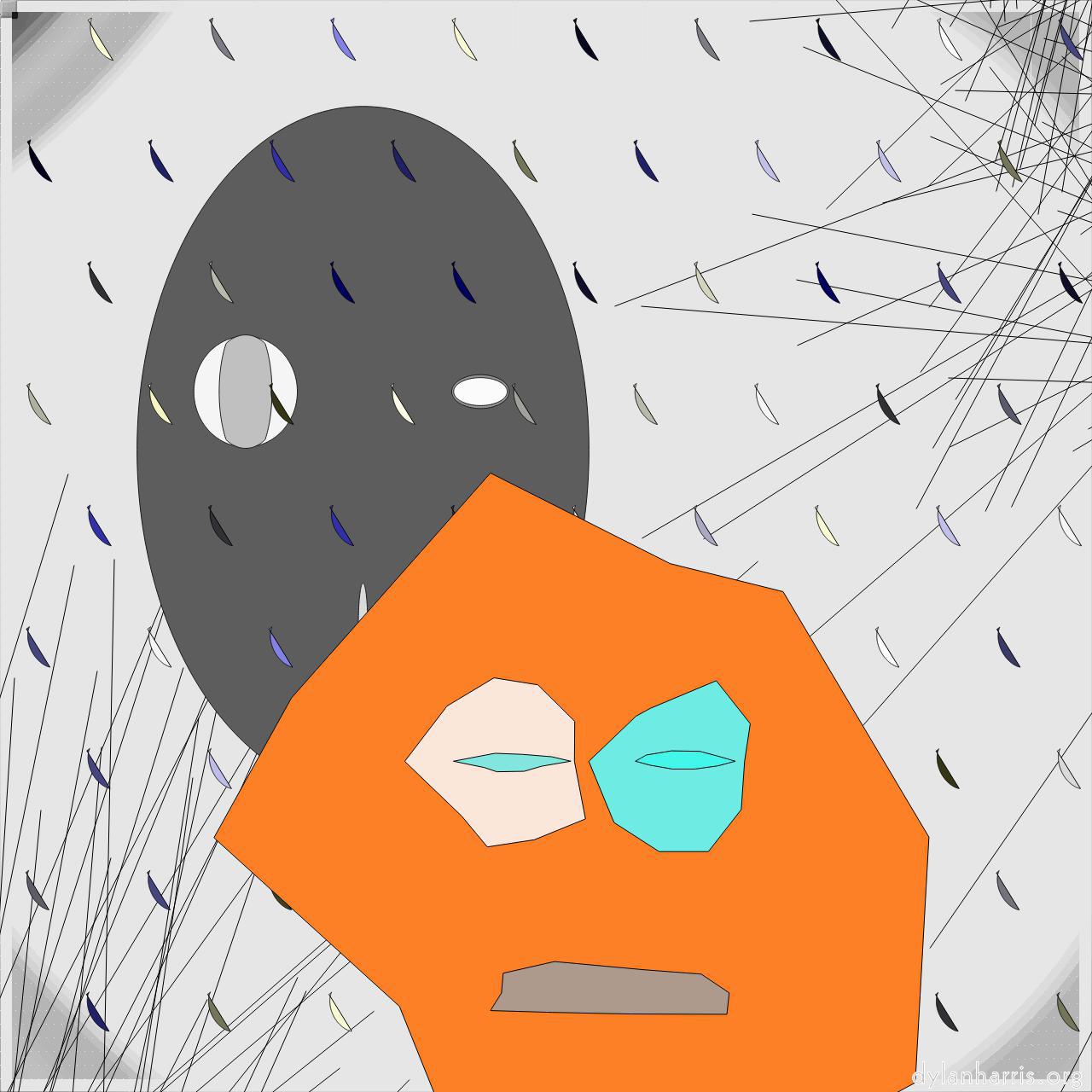 image: cartoon characters with background :: hay fever