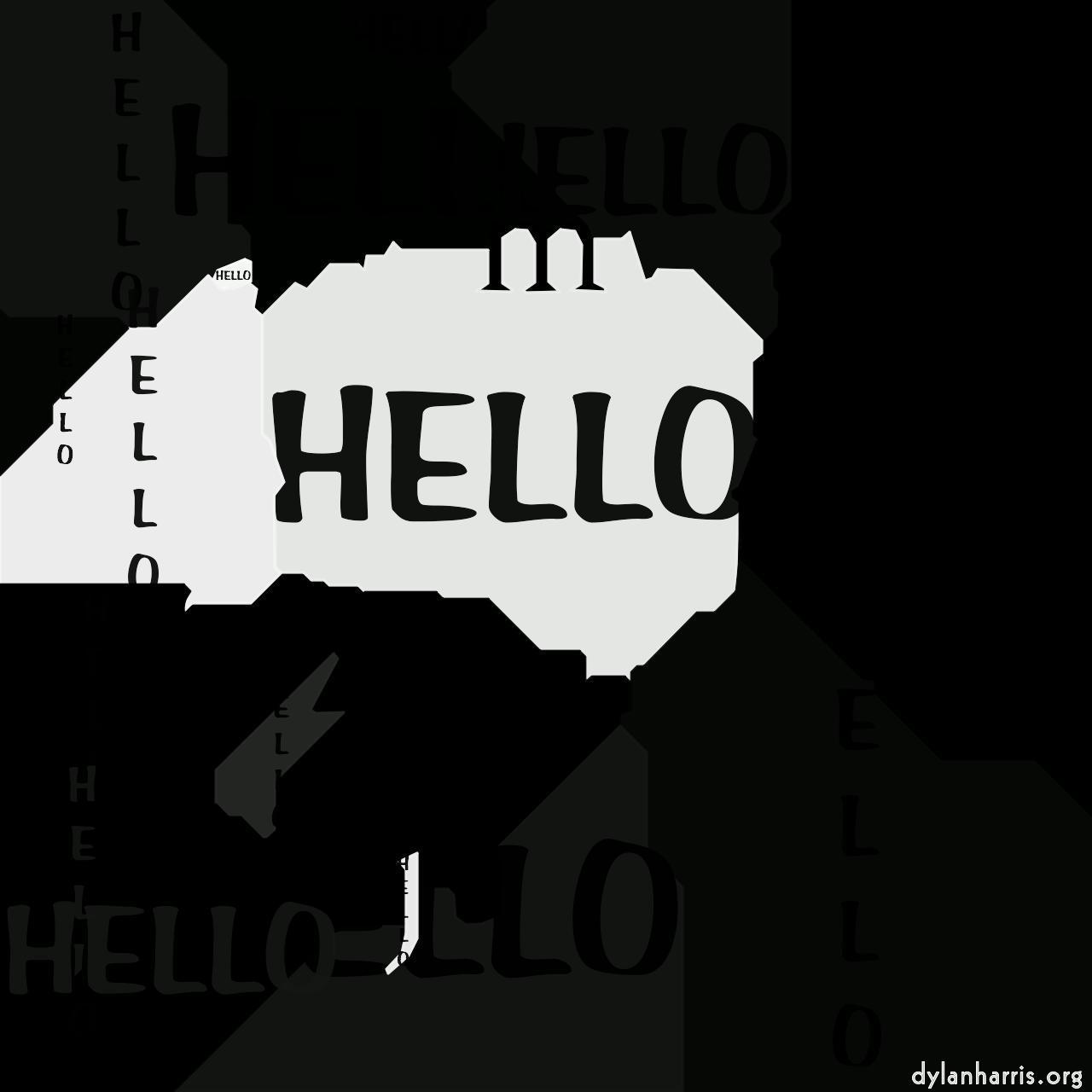 mosaic and tiling :: watershed with text