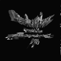 image from grunge chopped mutilated warped