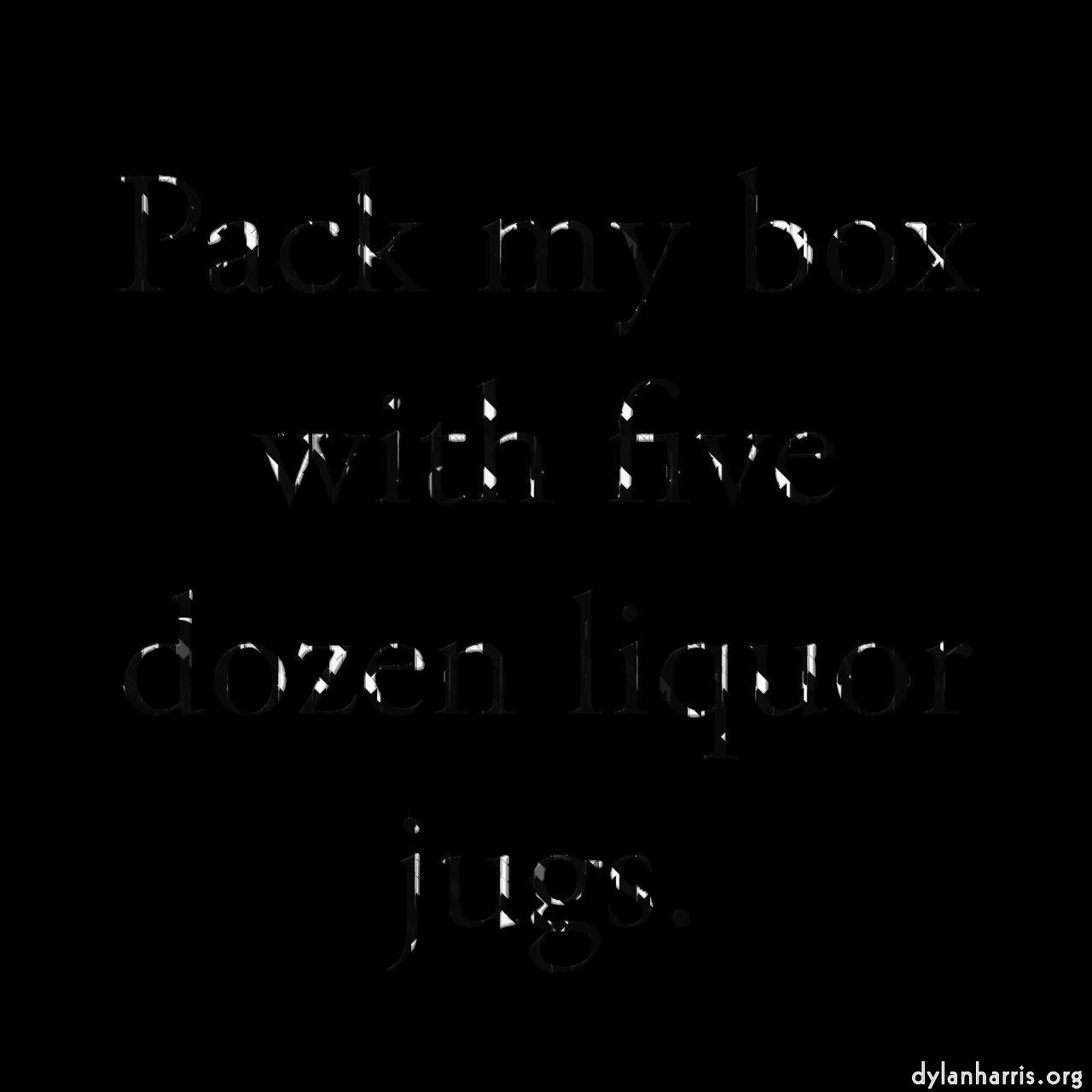 mosaic :: text vertical wingdings