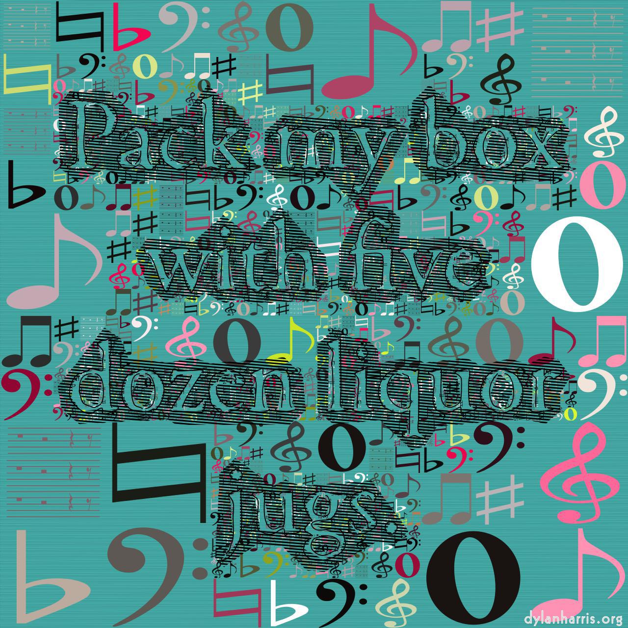 mosaic for source images with white background :: music notation with jitter bar edge