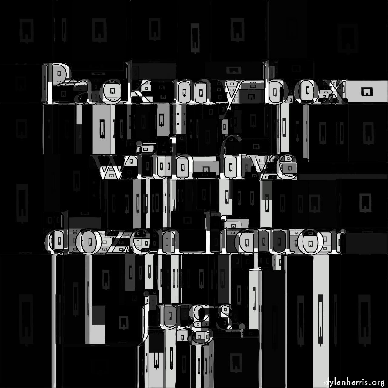 mosaic for source images with white background :: raised with text