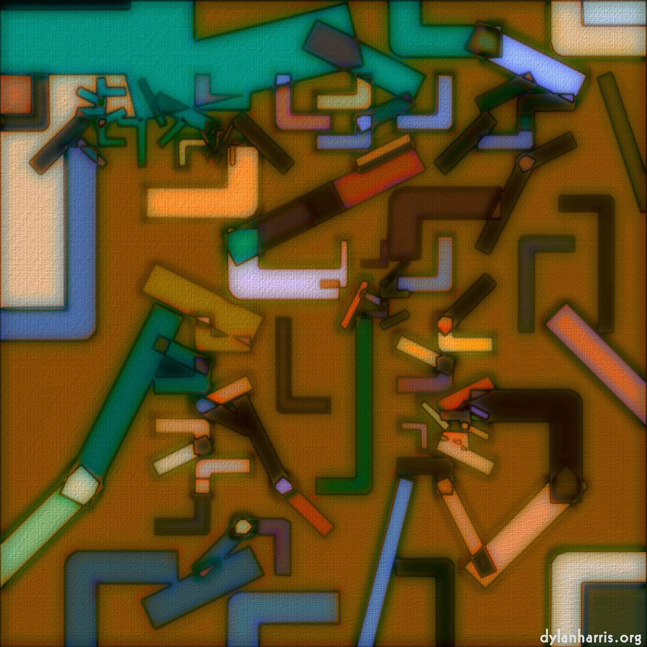non-rep generative and abstract :: chalk truchet
