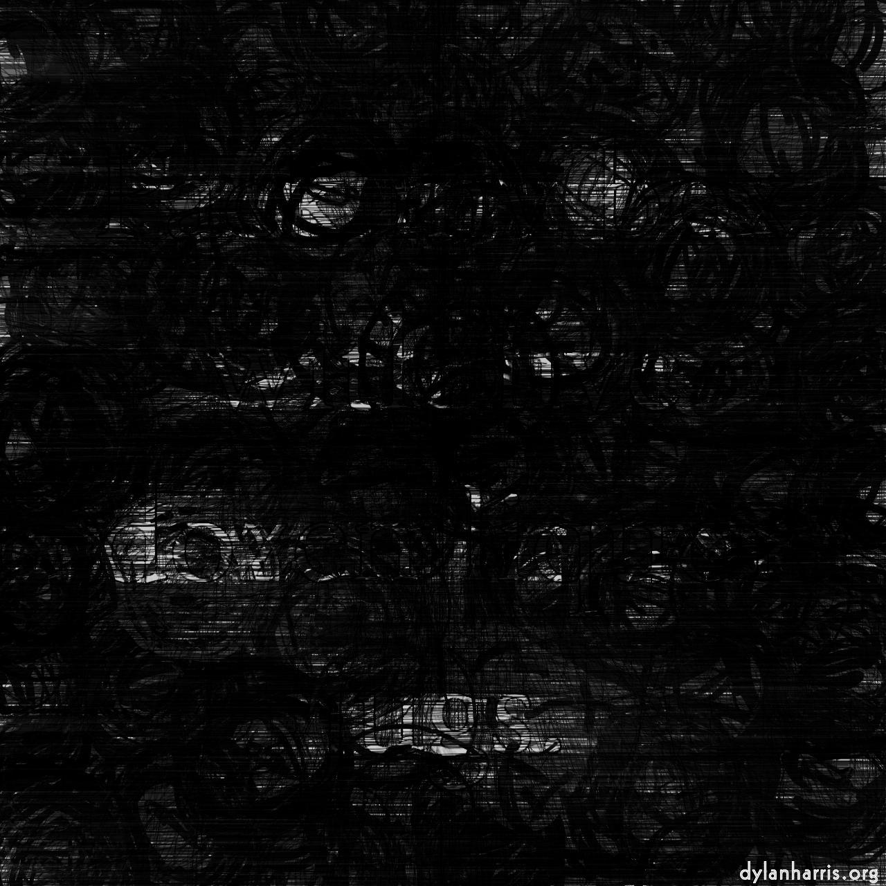 non-rep generative and abstract :: swirls and scribble sketch