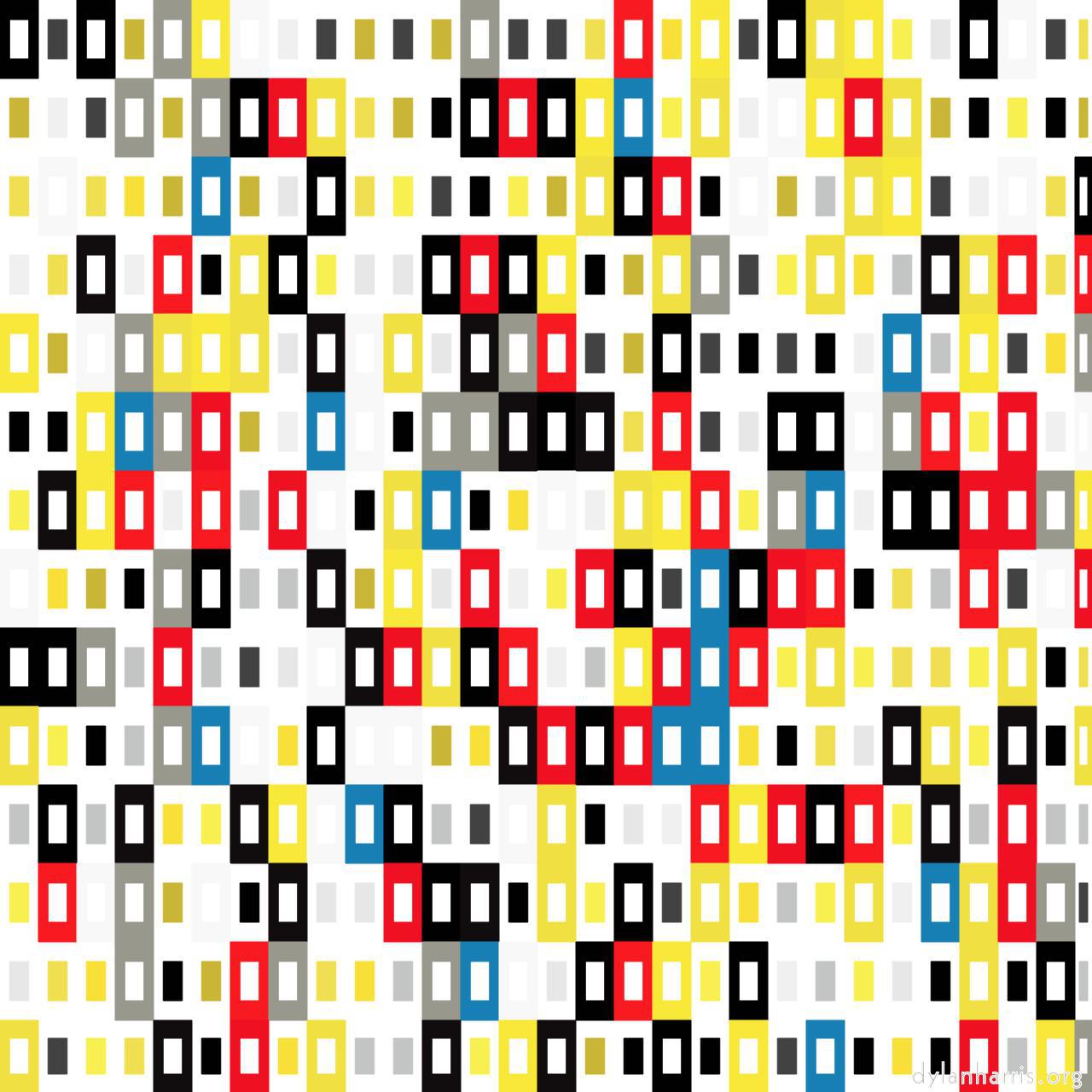 image: shape and mondrian styles :: mondrian 2