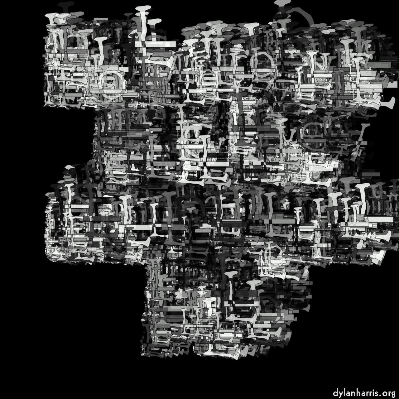 Image: shapes abstractions textures :: text grow