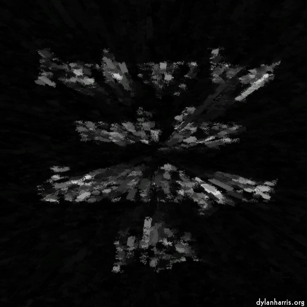 Image: abstract natural media - vector :: oil—thick polar