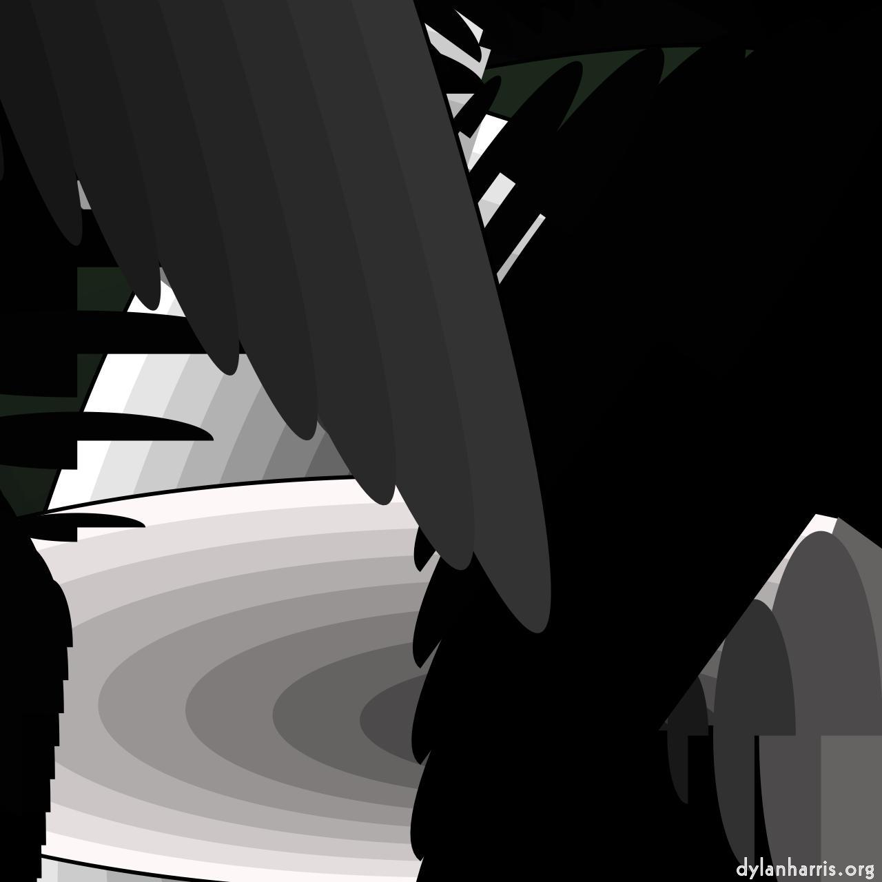 image: abstract shapes - vector :: big blob banded