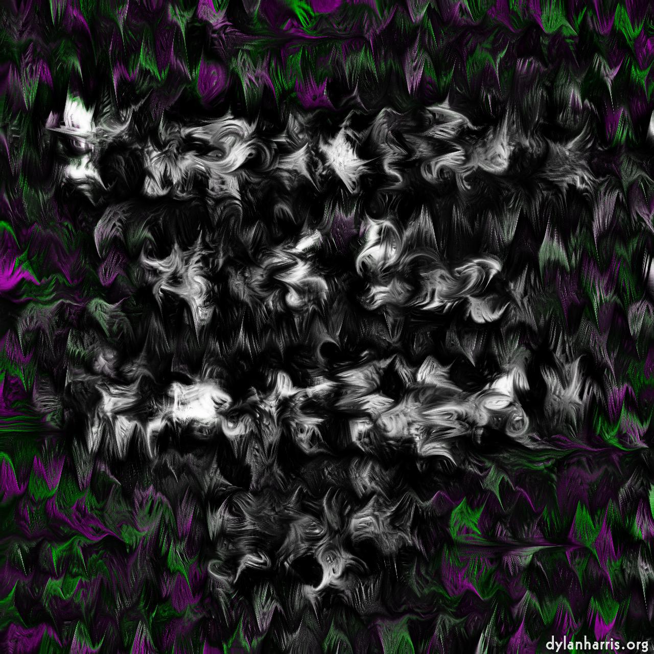 Image: abstract styles - vector raster :: canvas contraction