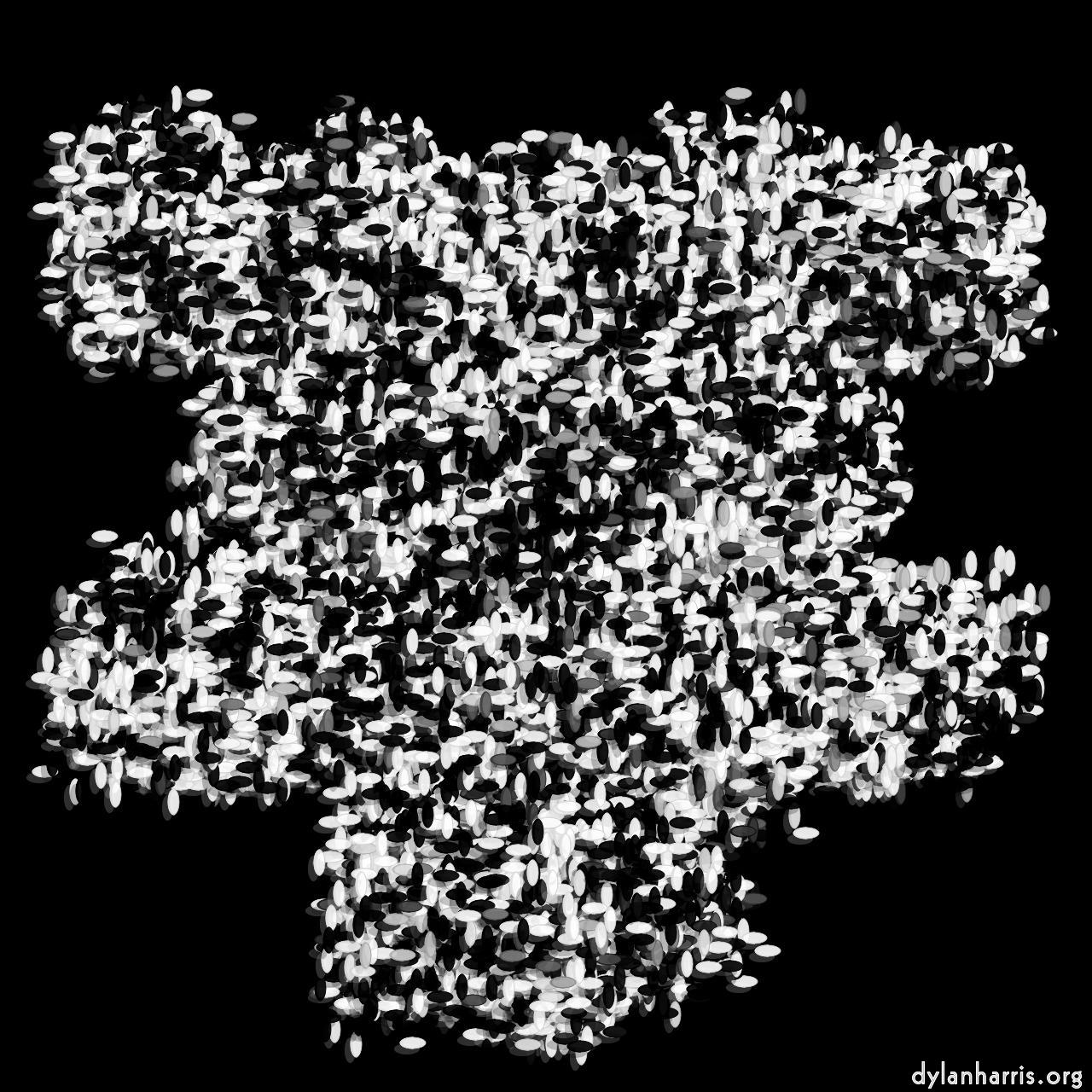 Image: abstract styles - vector raster :: elliptical shadowing