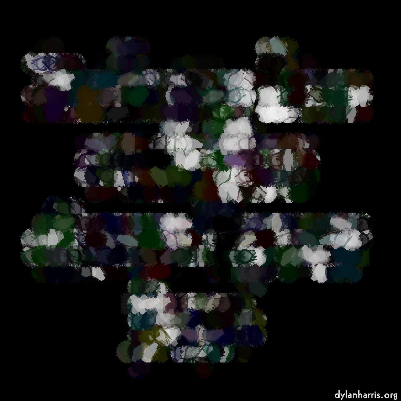 Image: abstract styles - vector raster :: grid patches