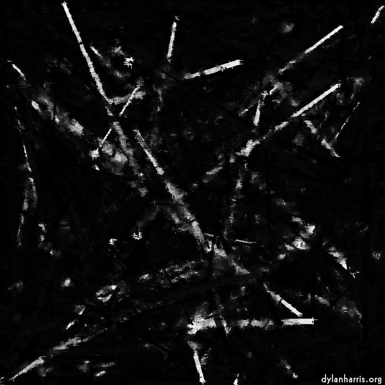 Image: abstract styles - vector raster :: splatter thatch
