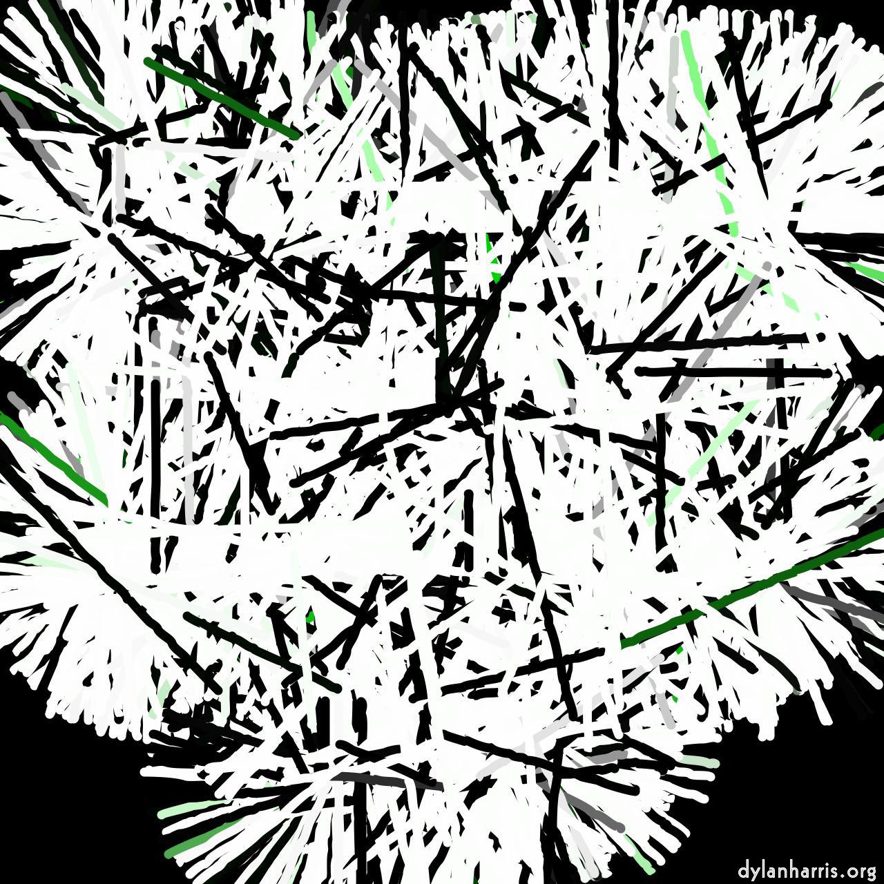 Image: abstract styles - vector raster :: sticks