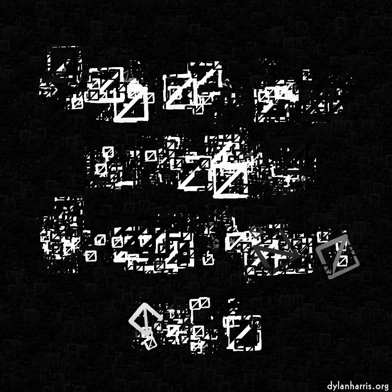 Image: abstract styles - vector raster :: triangle box
