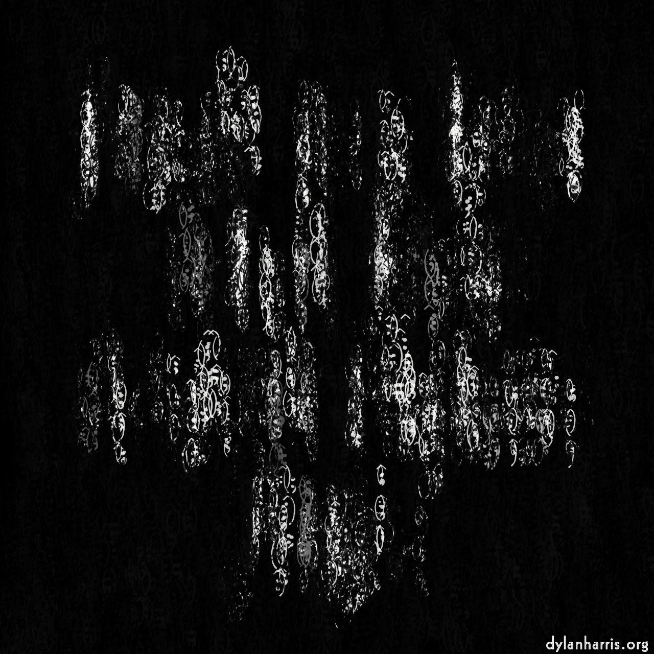 Image: abstract styles - vector raster :: vertical drip 2