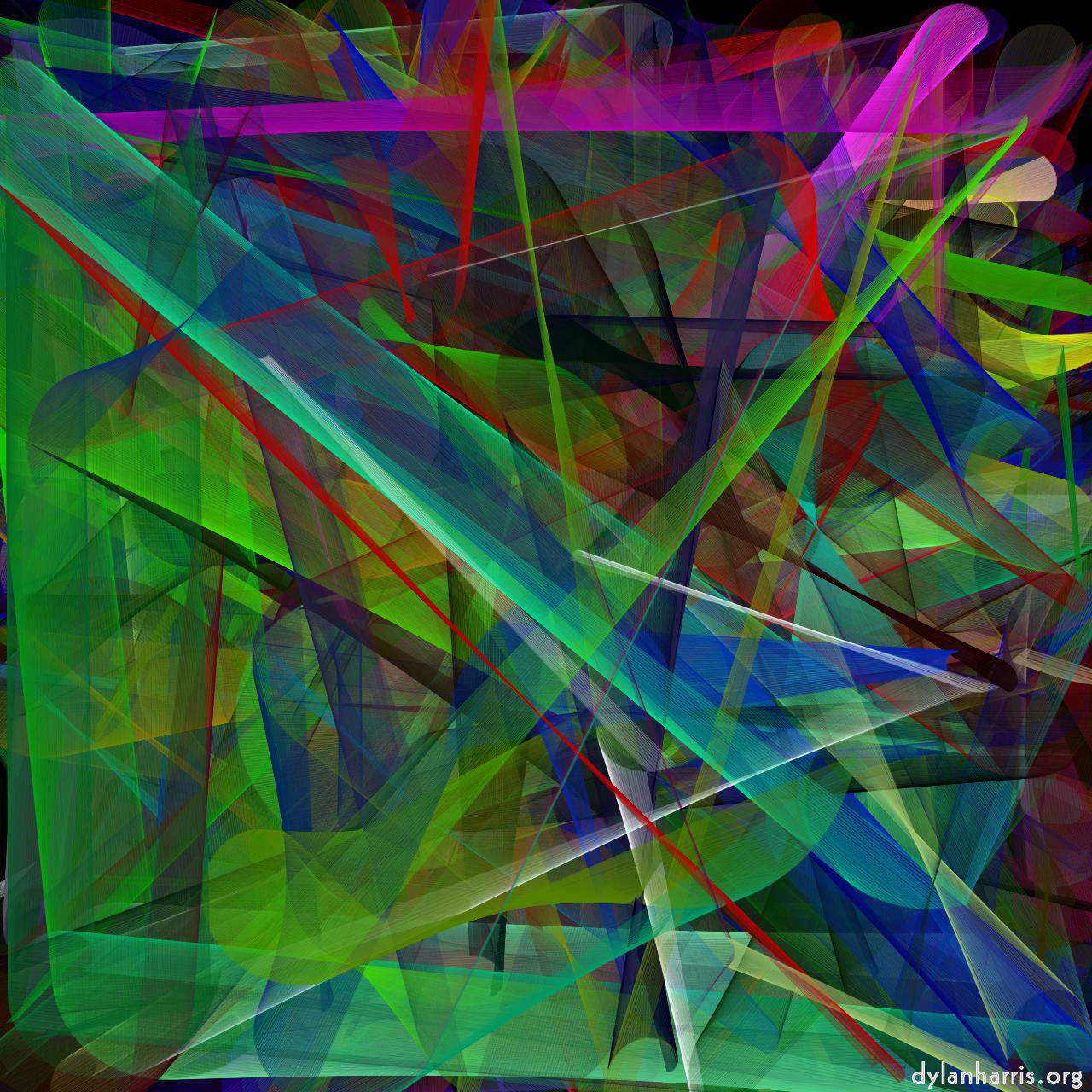 image: animated procedural :: brite cones