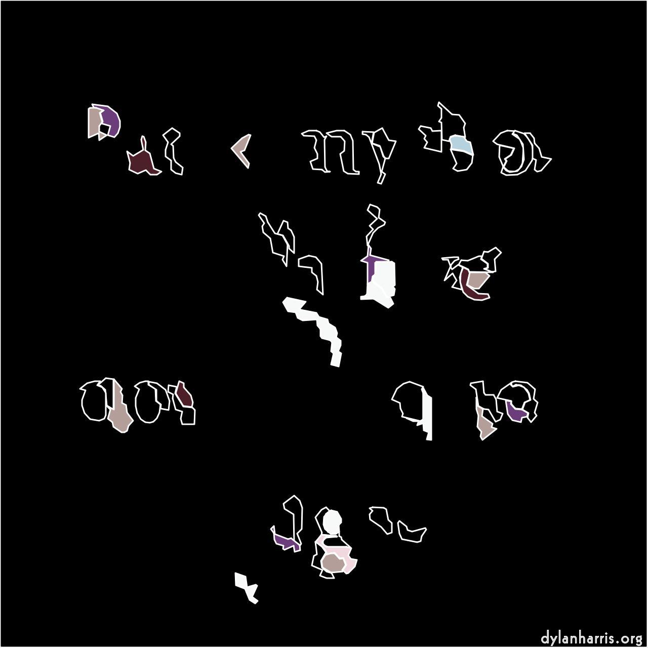 Image: mosaic for source with white backgrounds :: cellular palette colours 3