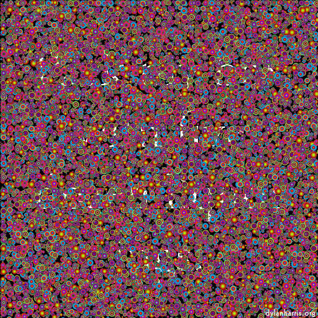 Image: mosaic for source with white backgrounds :: circles for manual drawing