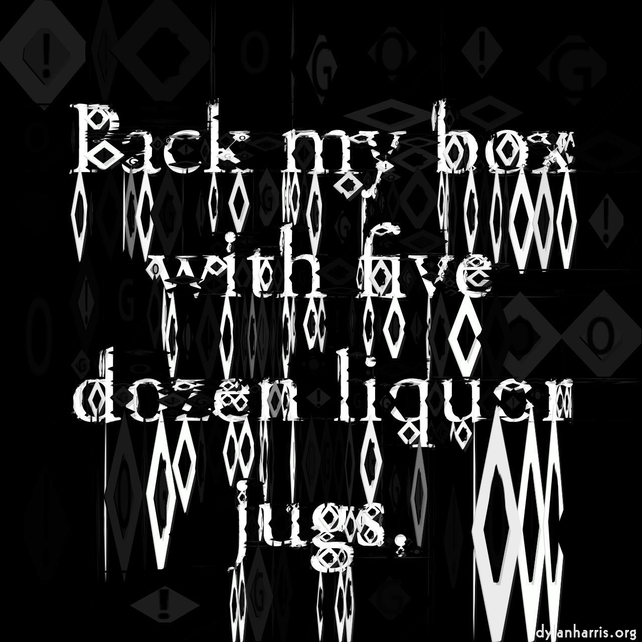 Image: mosaic for source with white backgrounds :: diamonds with partition and text