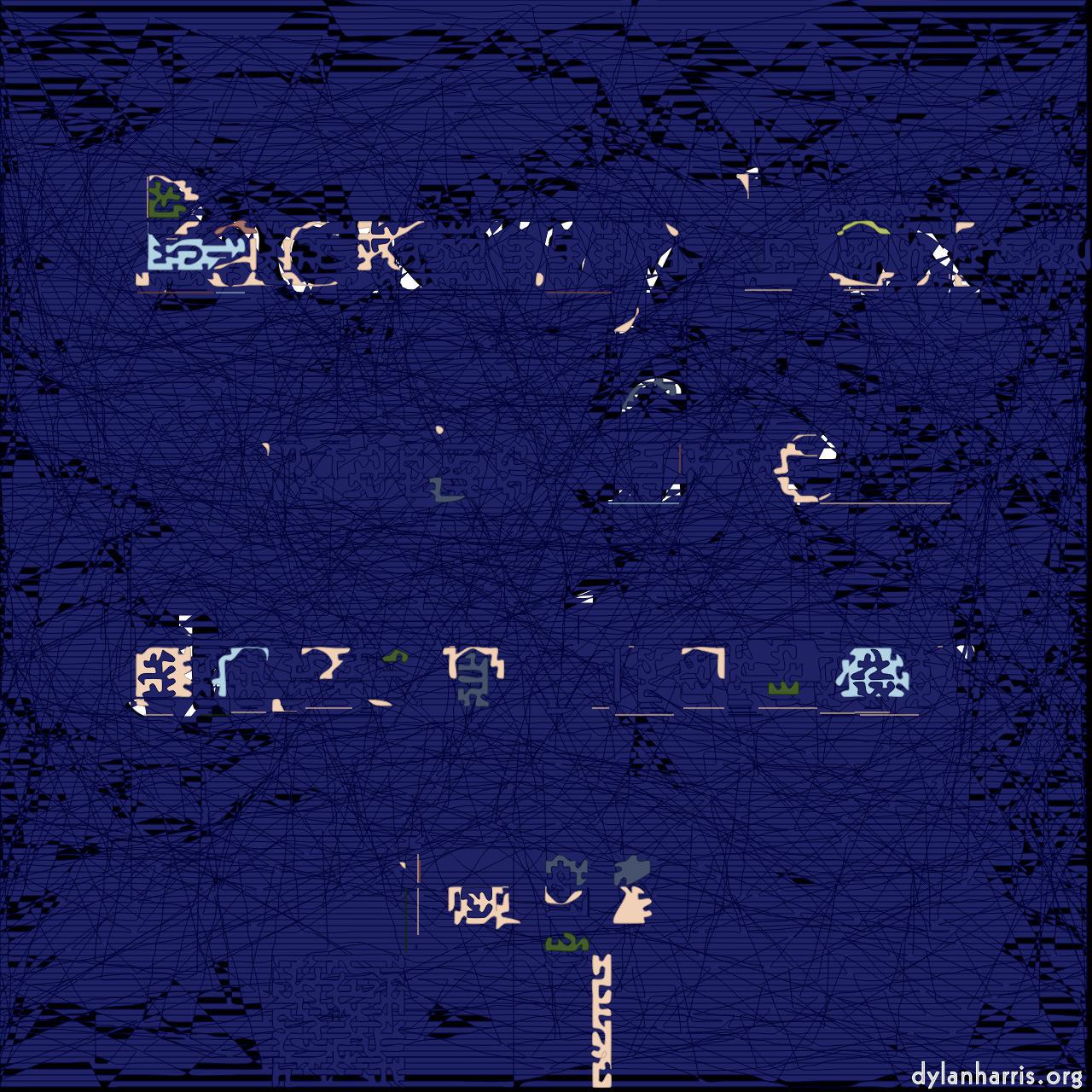 Image: mosaic for source with white backgrounds :: hatch with colour palette 2