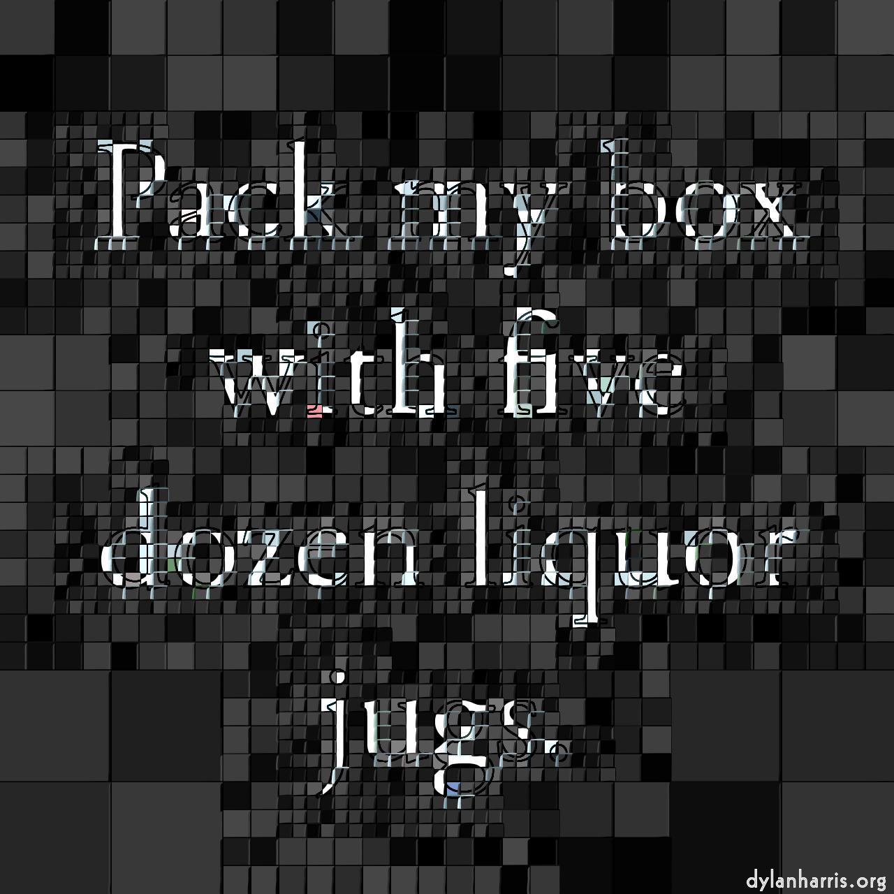 image: mosaic for source with white backgrounds :: palette colour with source texture 3