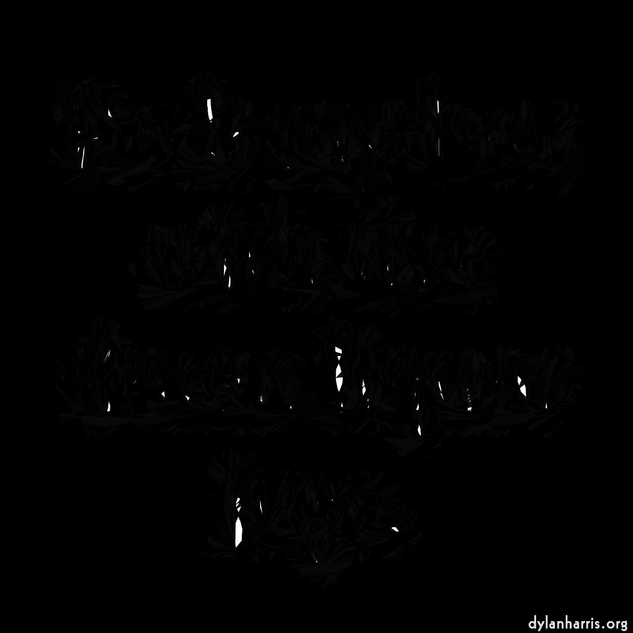 Image: sketch - vector bamboo :: dark