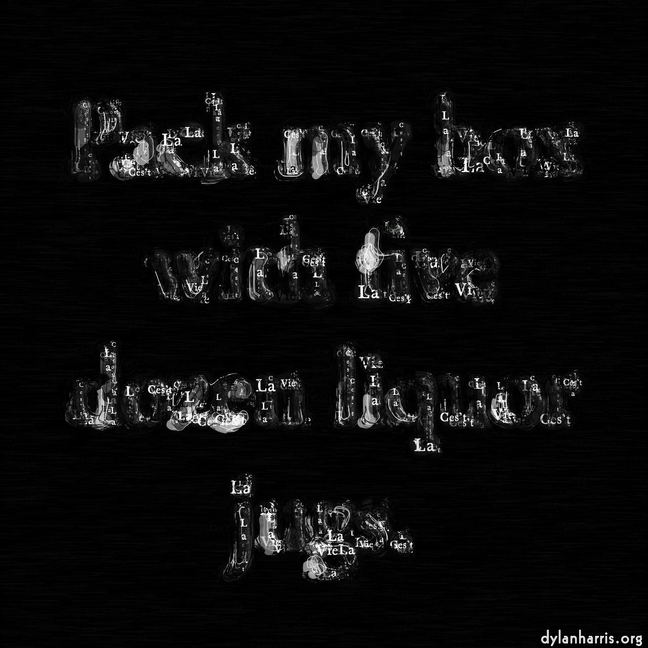 image: text :: shadow rim