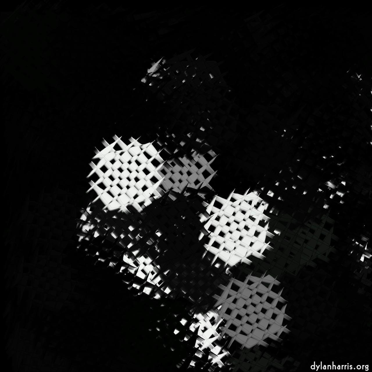 Image: region draw - vector :: checkered blob