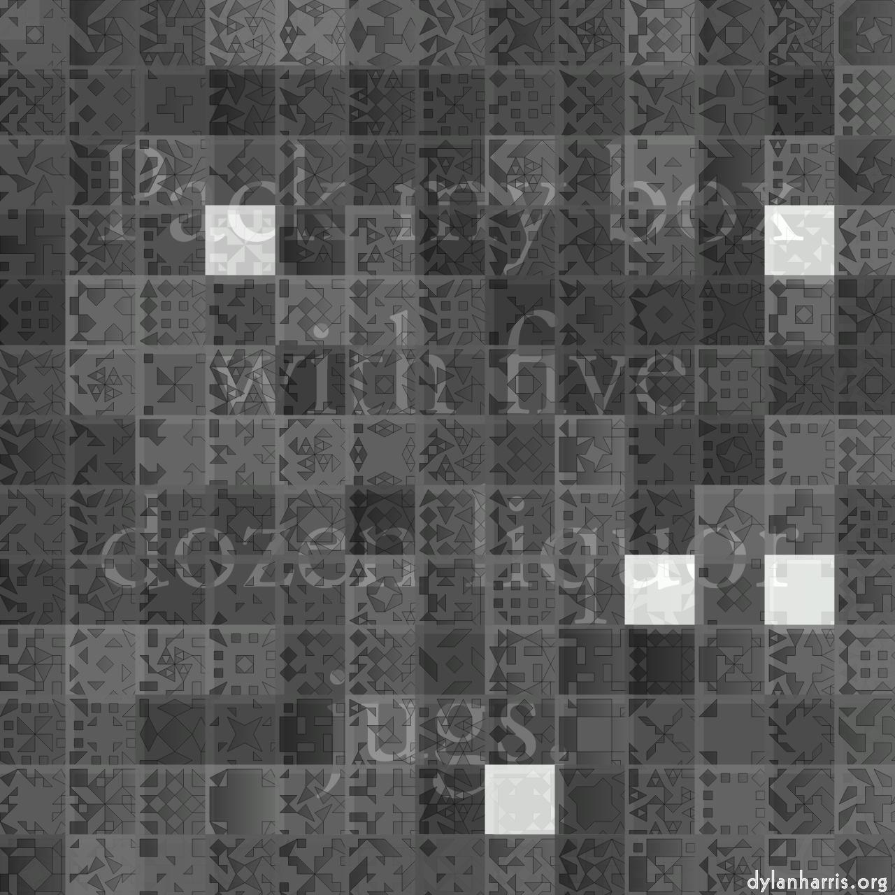Image: vector paint styles :: square patterns