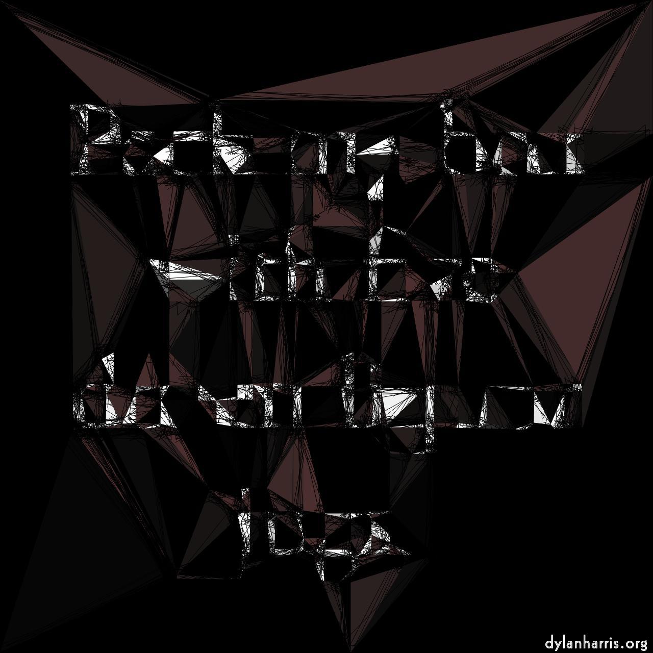 Image: triangular abstract :: scribble block