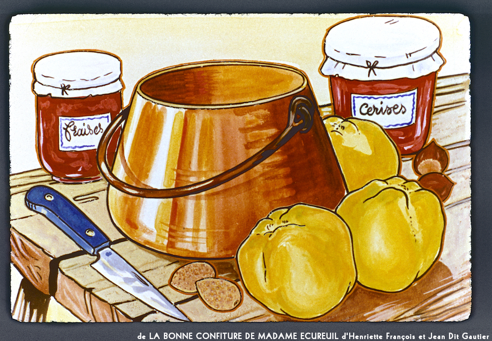 image: This is ‘la bonne confiture de madame ecureuil 3’.