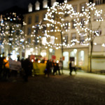 A protest in winter light photoset