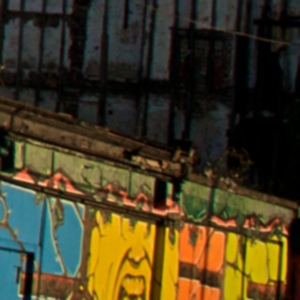 image: graffiti and demolition