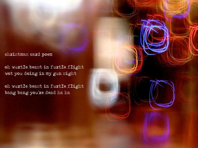 image: Christmas Card Poem