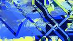 Sixth of 'reflets — msg — abstract 1 abstract 2'.