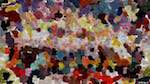 Second of 'reflets — paint action sequence — abstract'.