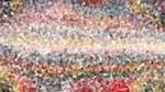 Fourth of 'reflets — paint action sequence — abstract'.