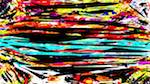 Fourth of 'reflets — paint action sequence — abstraction 1'.