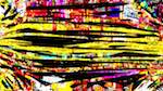 Sixth of 'reflets — paint action sequence — abstraction 1'.