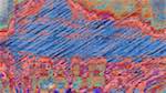 Seventh of 'reflets — paint action sequence — abstraction 1'.