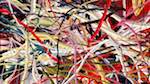 Fourth of 'reflets — paint action sequence — abstraction extreme'.