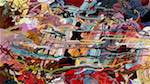 Sixth of 'reflets — paint action sequence — abstraction extreme'.