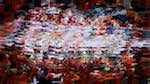 Second of 'reflets — paint action sequence — abstract representation 1'.