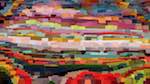 Third of 'reflets — paint action sequence — abstract representation 1'.