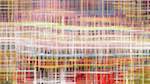 Sixth of 'reflets — paint action sequence — abstraction sketches 1'.
