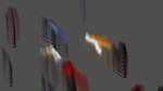 Fourth of 'reflets — dualmode paint — default attractor test 1'.