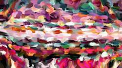 Fourth of 'reflets — paint synthesiser classic — 3.5 collection background texture displace 2'.