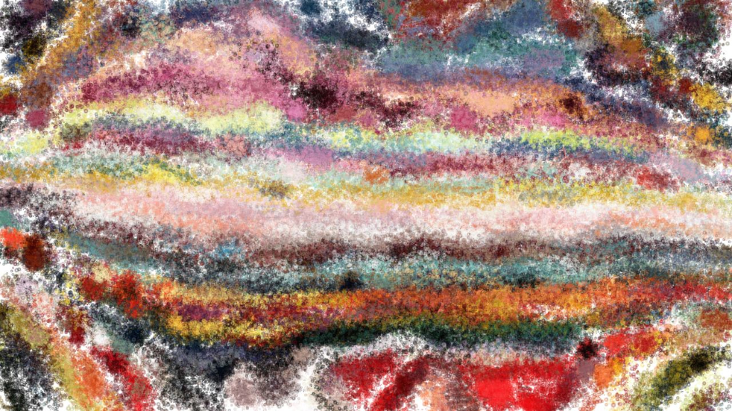 Image 'reflets — paint synthesiser classic — default bubbly 1 1'.